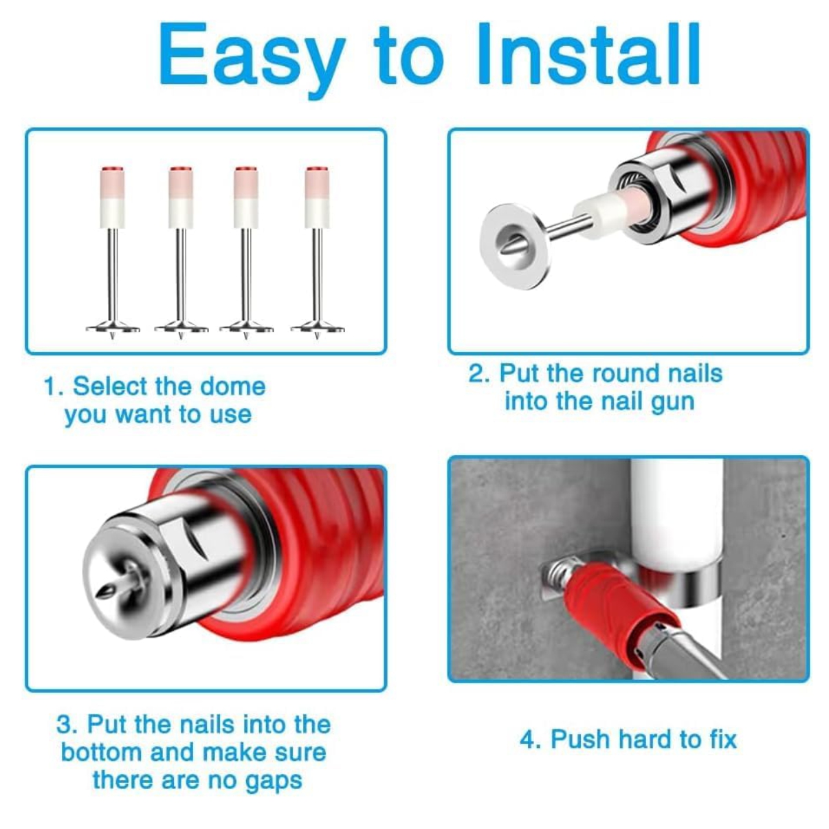 Miniatura 3 de clavos Puntillas Remachadora caja 200PCS